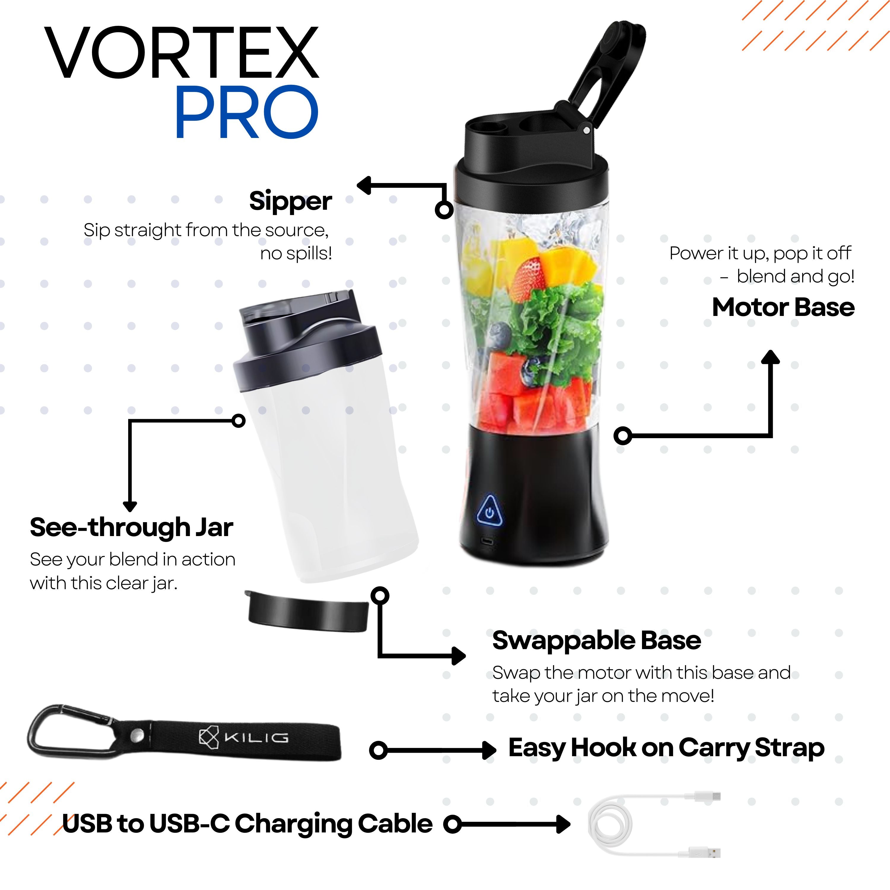 Kilig BL-02BT Portable Blender