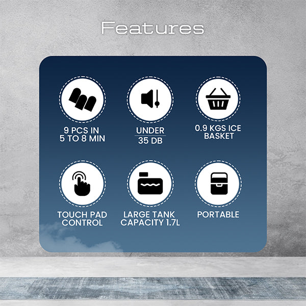 Kilig C02B Countertop Ice Maker Machine