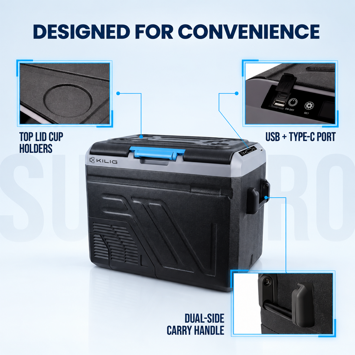 Subzero 40D Portable fridge-freezer