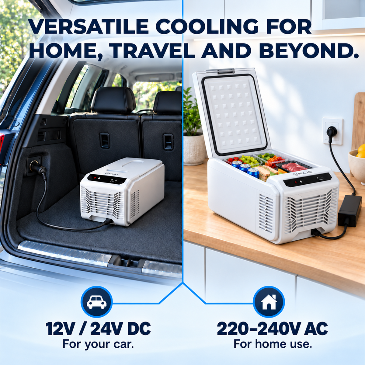 KILIG Sub-Zero 15L Portable Car Fridge