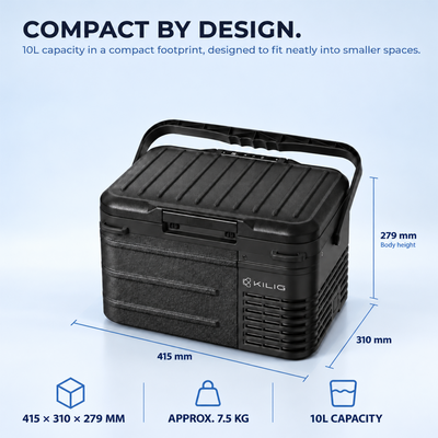 KILIG Sub-Zero 10L Portable Car Fridge