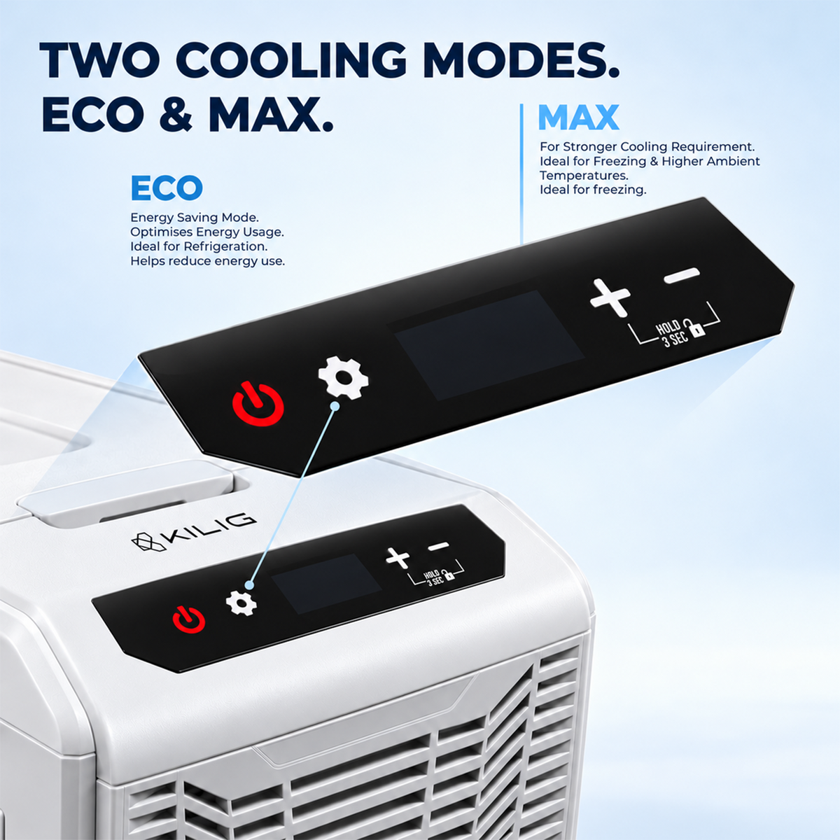 KILIG Sub-Zero 15L Portable Car Fridge