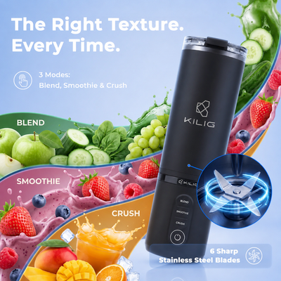 KILIG Vortex Blitz Stainless Steel portable blender