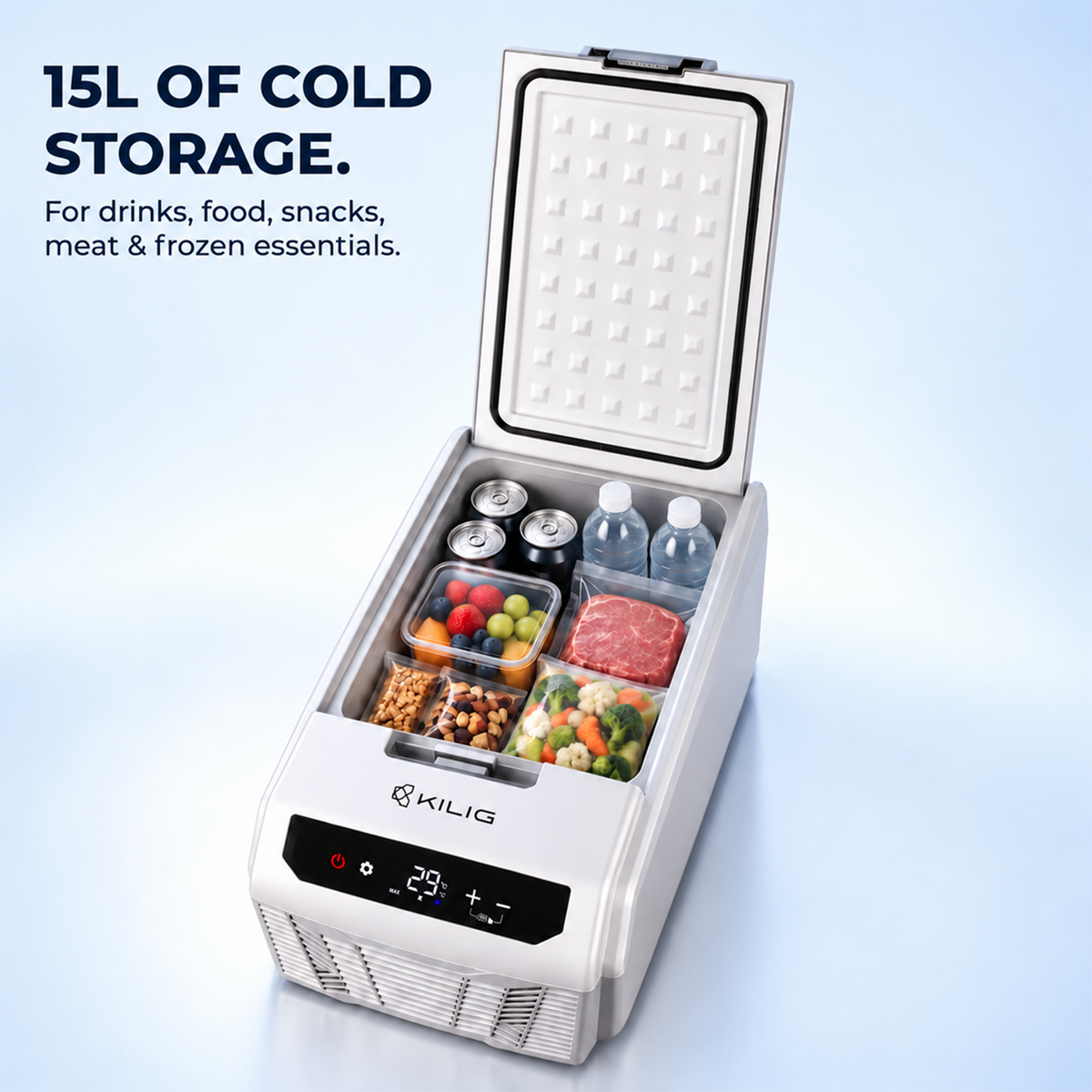 KILIG Sub-Zero 15L Portable Car Fridge