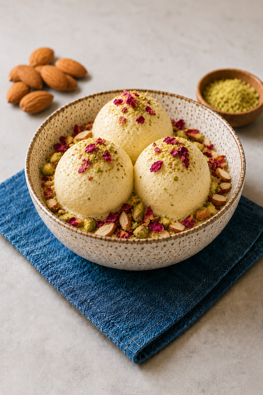 Almond Rose Pistachio