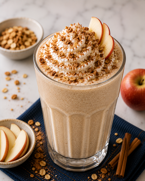Apple Cinnamon Oat Protein Shake