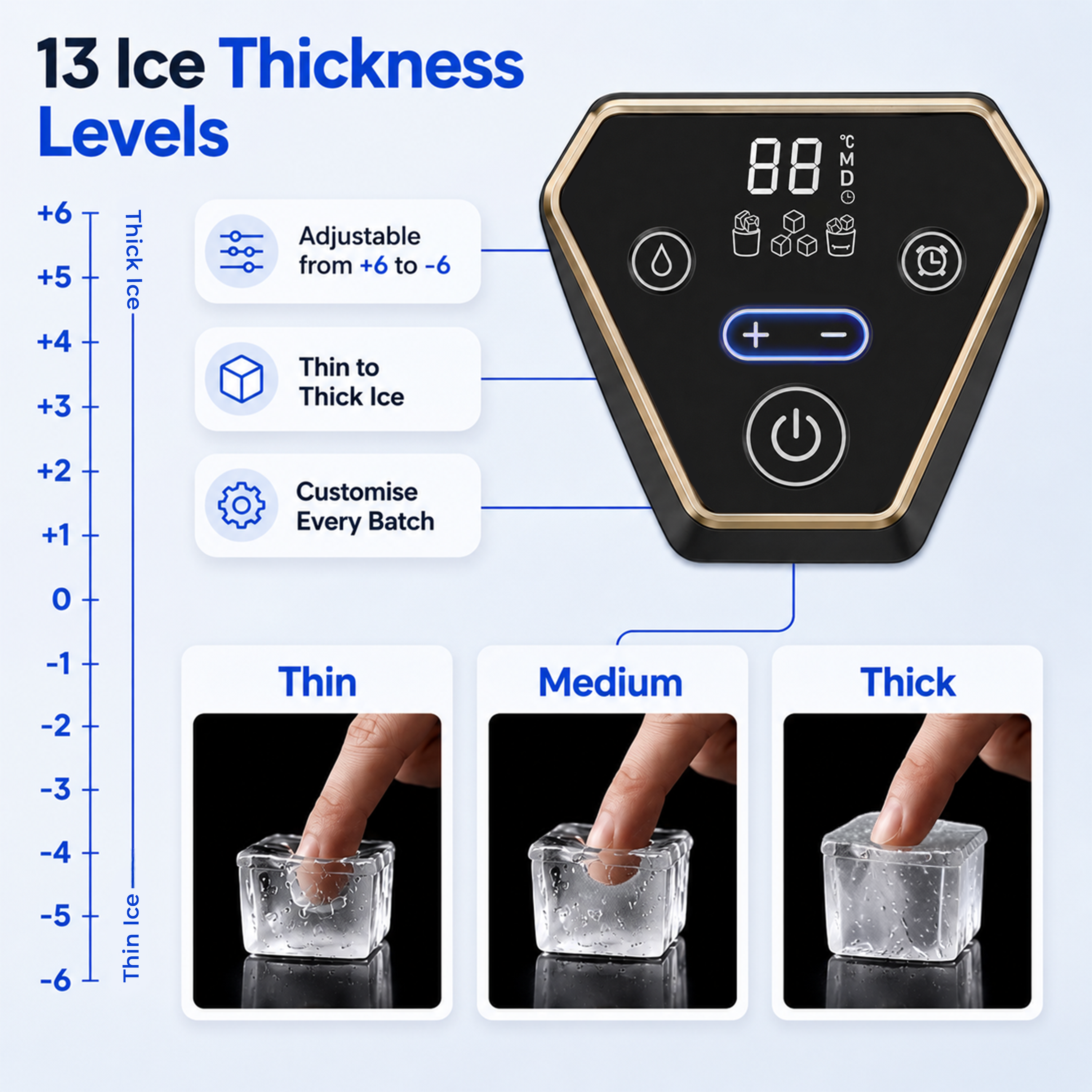 S02 Square Ice Maker