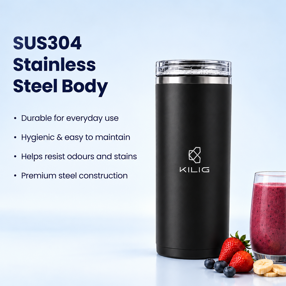 KILIG Vortex Blitz Add-On Stainless Steel Jar