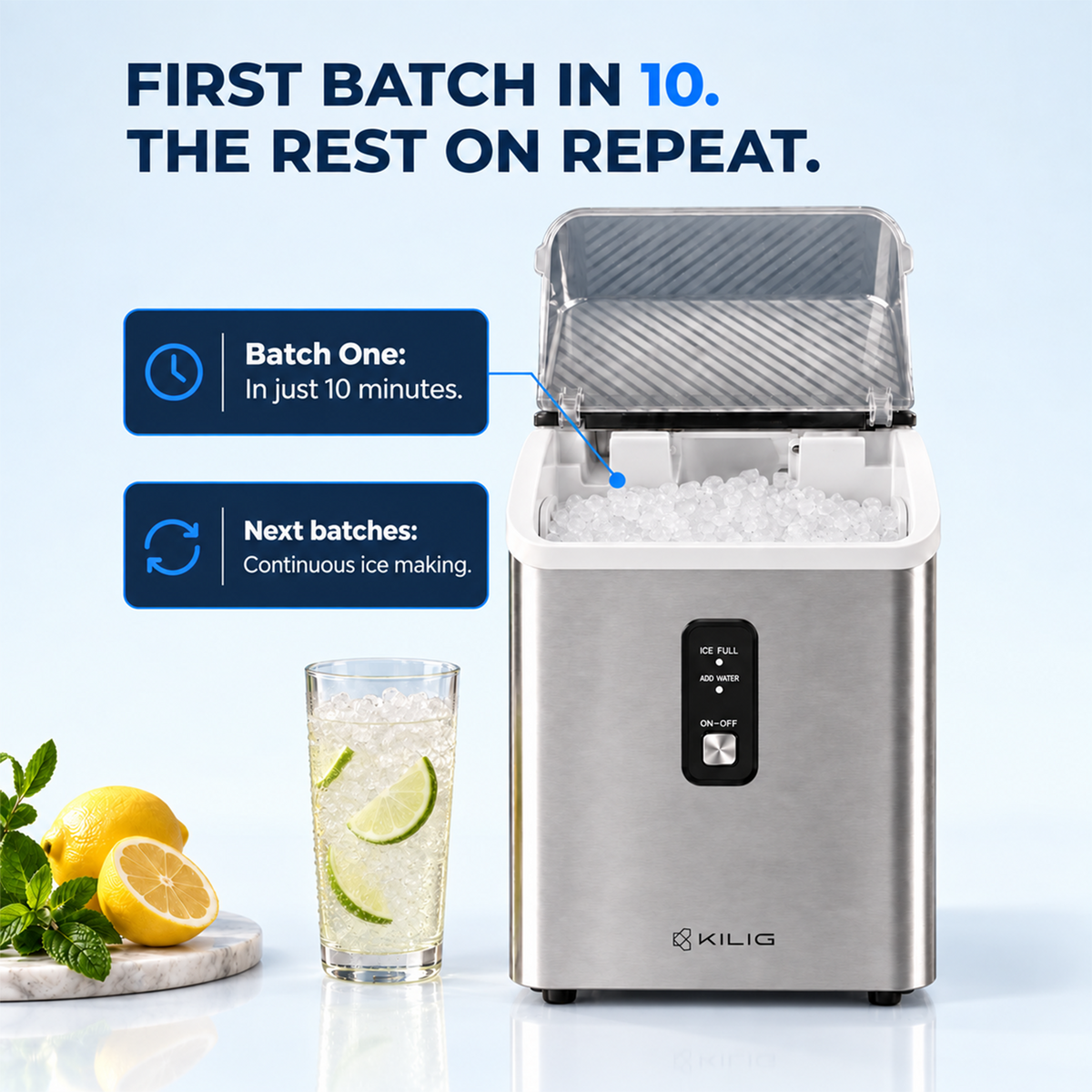 KILIG N02 Nugget Ice Maker
