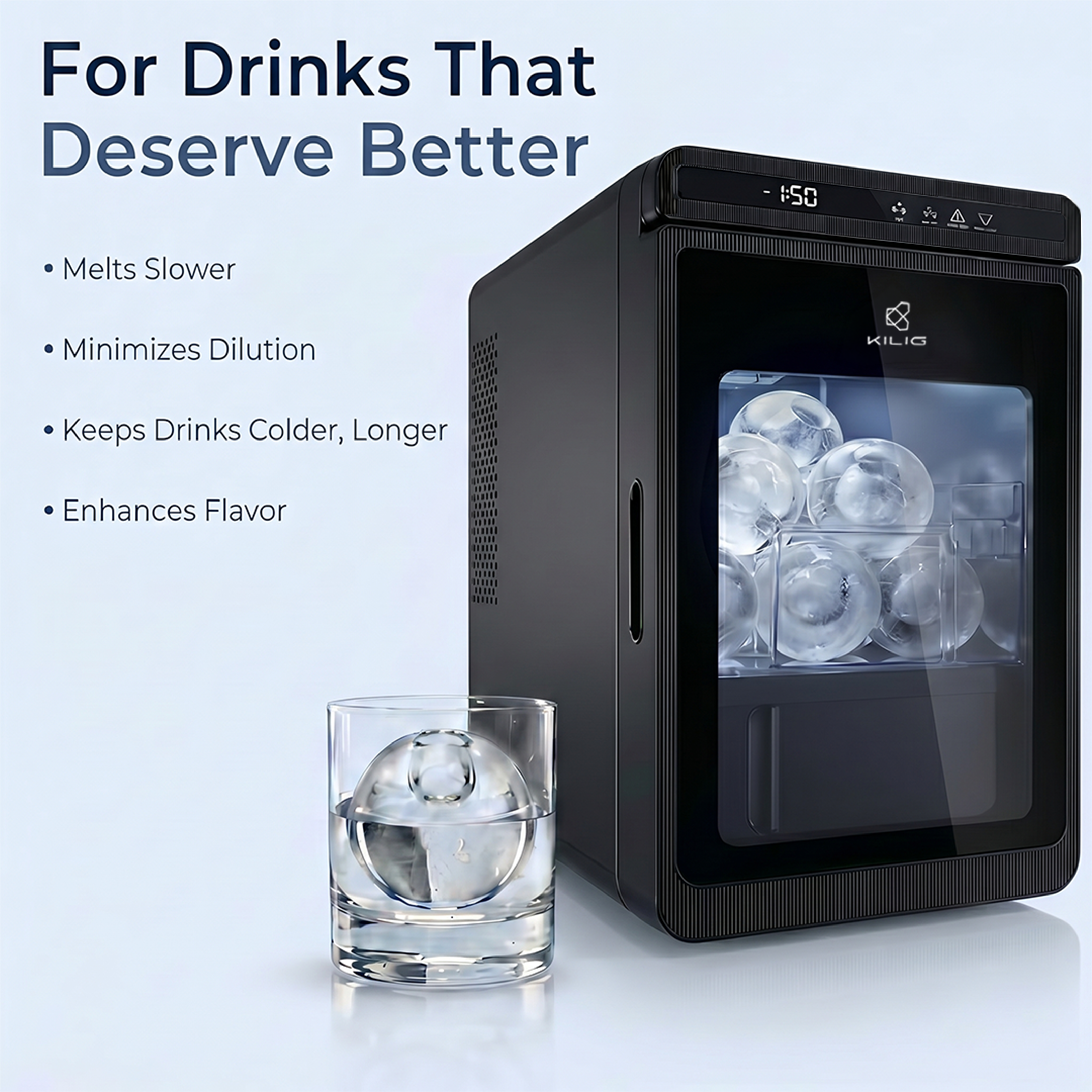 KILIG SP-01 Countertop Sphere Ice Maker