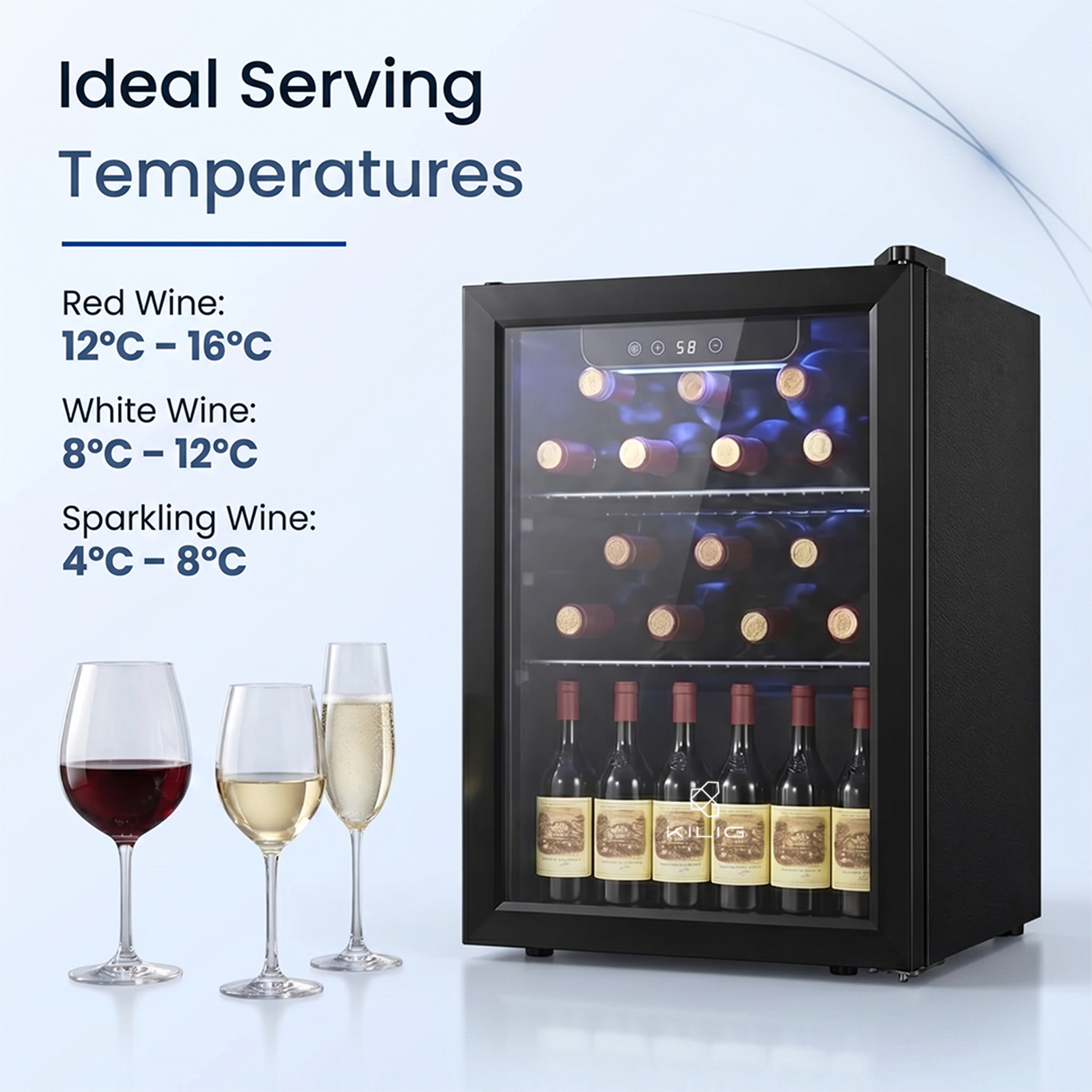 KILIG WC-48 Countertop Wine Cooler