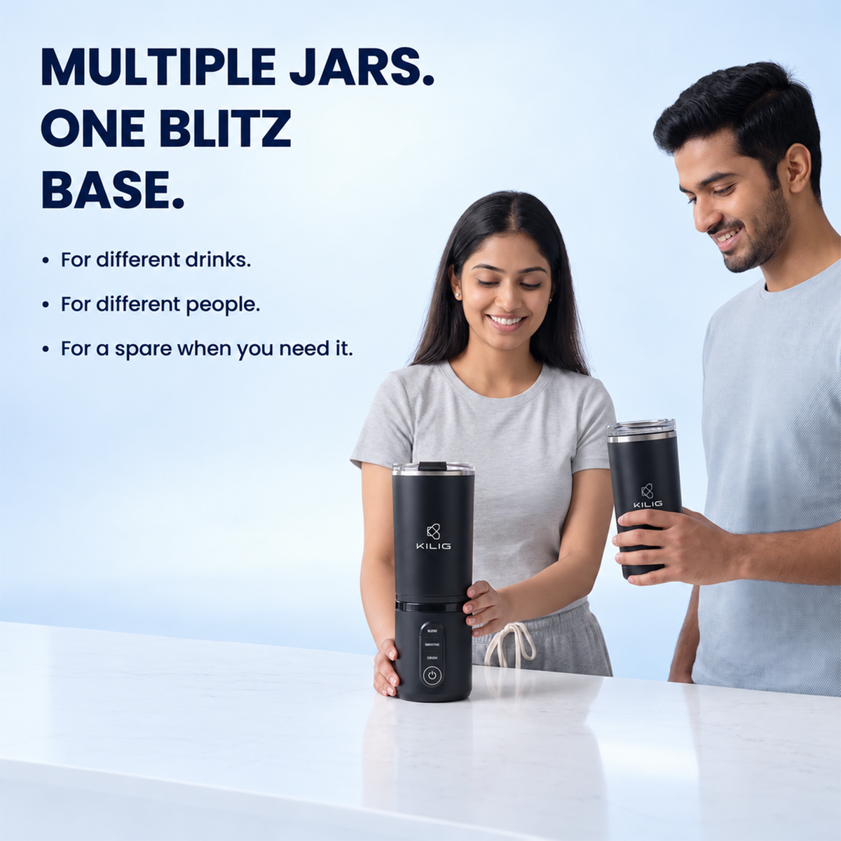 KILIG Vortex Blitz Add-On Stainless Steel Jar