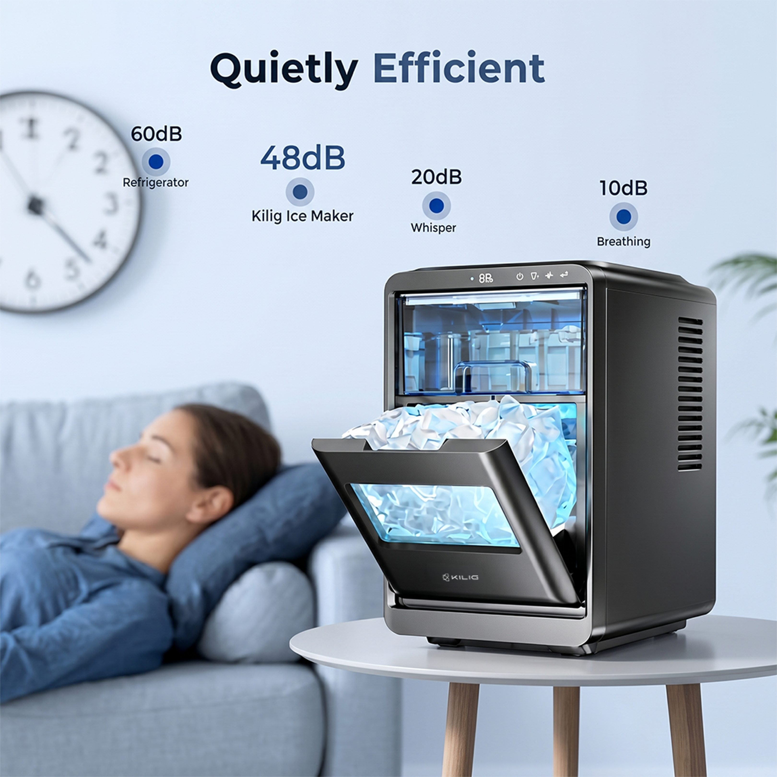 Kilig A-01 Countertop Crescent Ice Maker