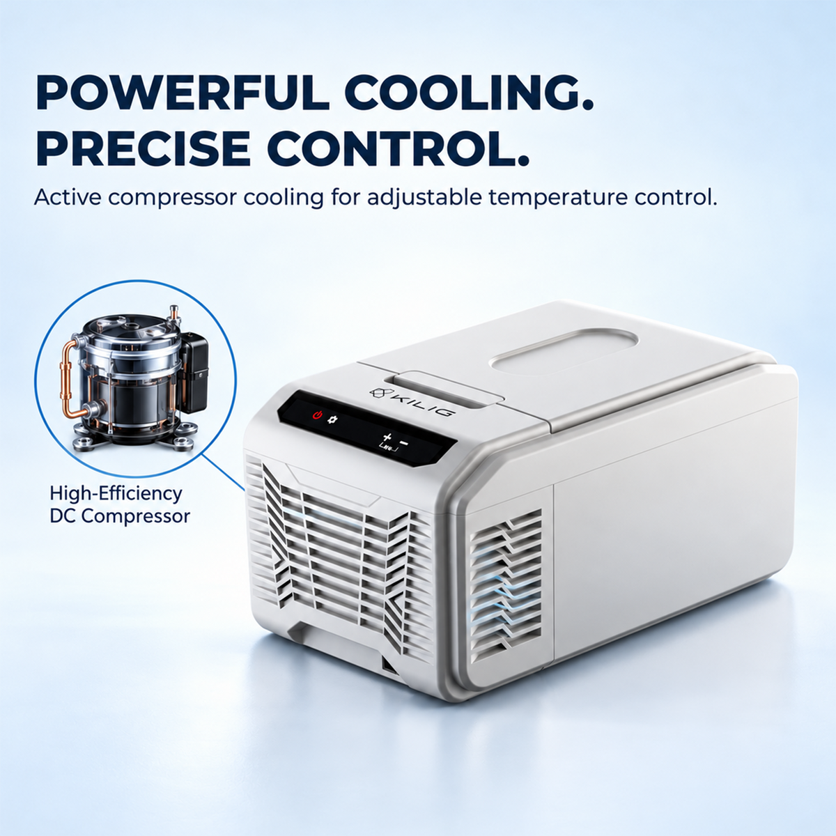 KILIG Sub-Zero 15L Portable Car Fridge