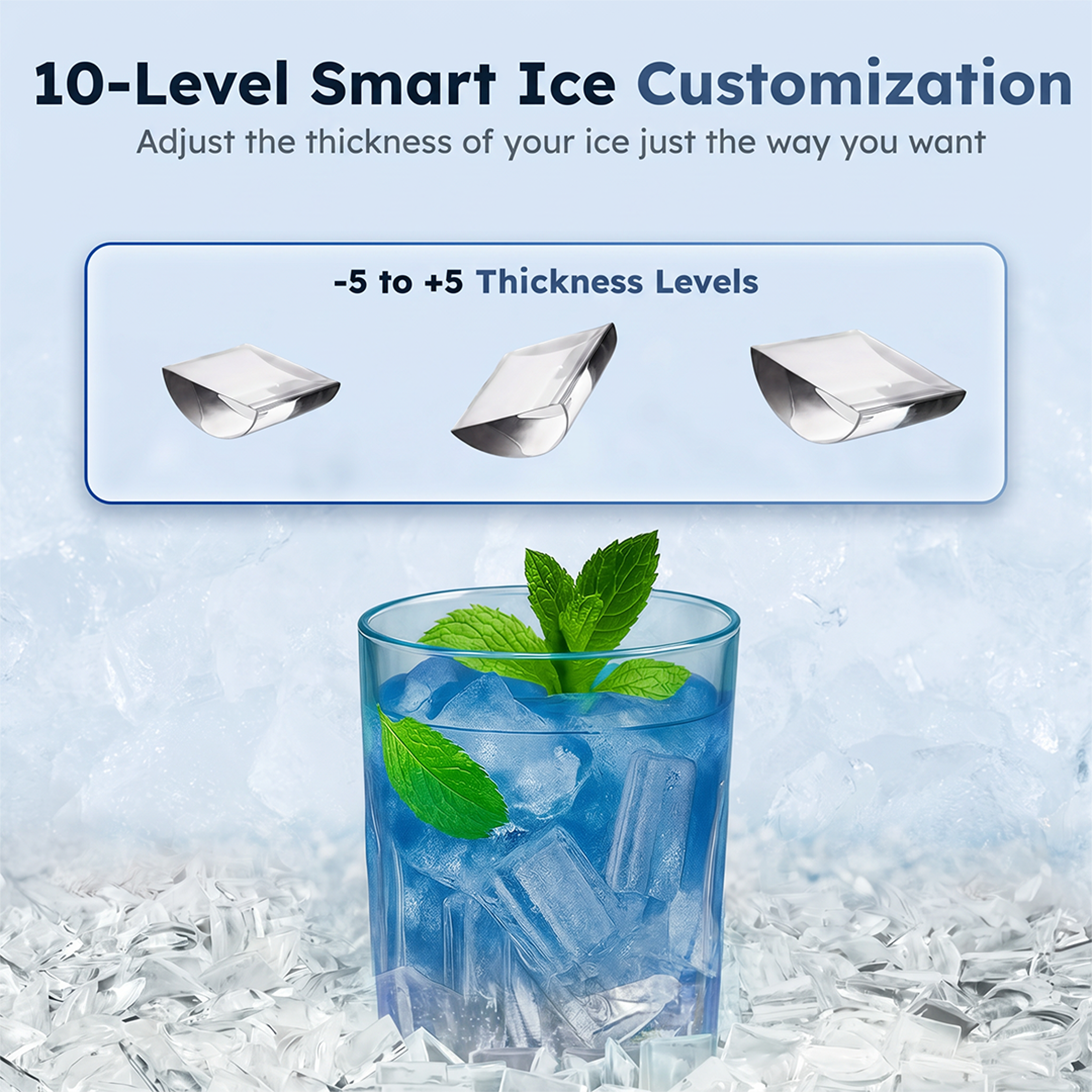 Kilig A-01 Countertop Crescent Ice Maker