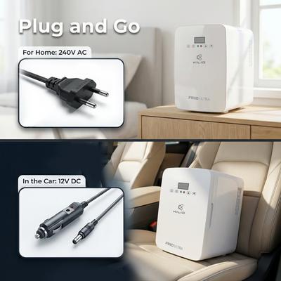 KILIG Frio Ultra 10L Portable Mini Fridge, Cooler & Warmer, Car & Home
