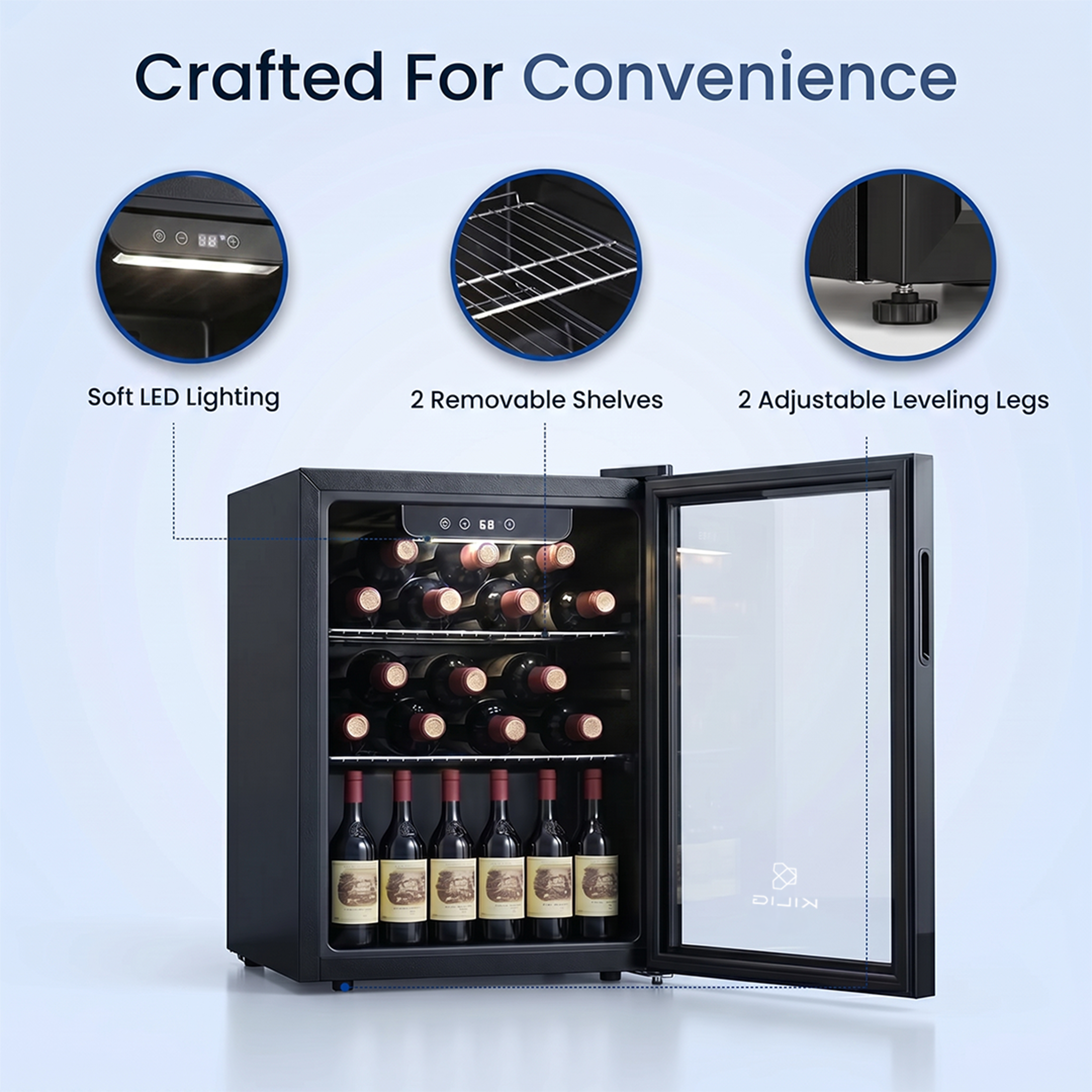 KILIG WC-48 Countertop Wine Cooler