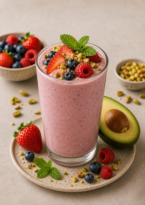Avocado Berry Milkshake