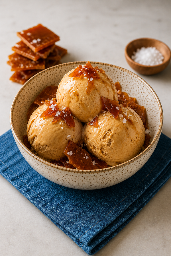 Burnt Caramel Sea Salt Gelato