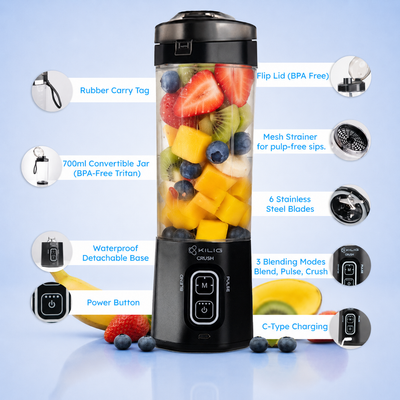 Vortex Next Portable Blender – Black