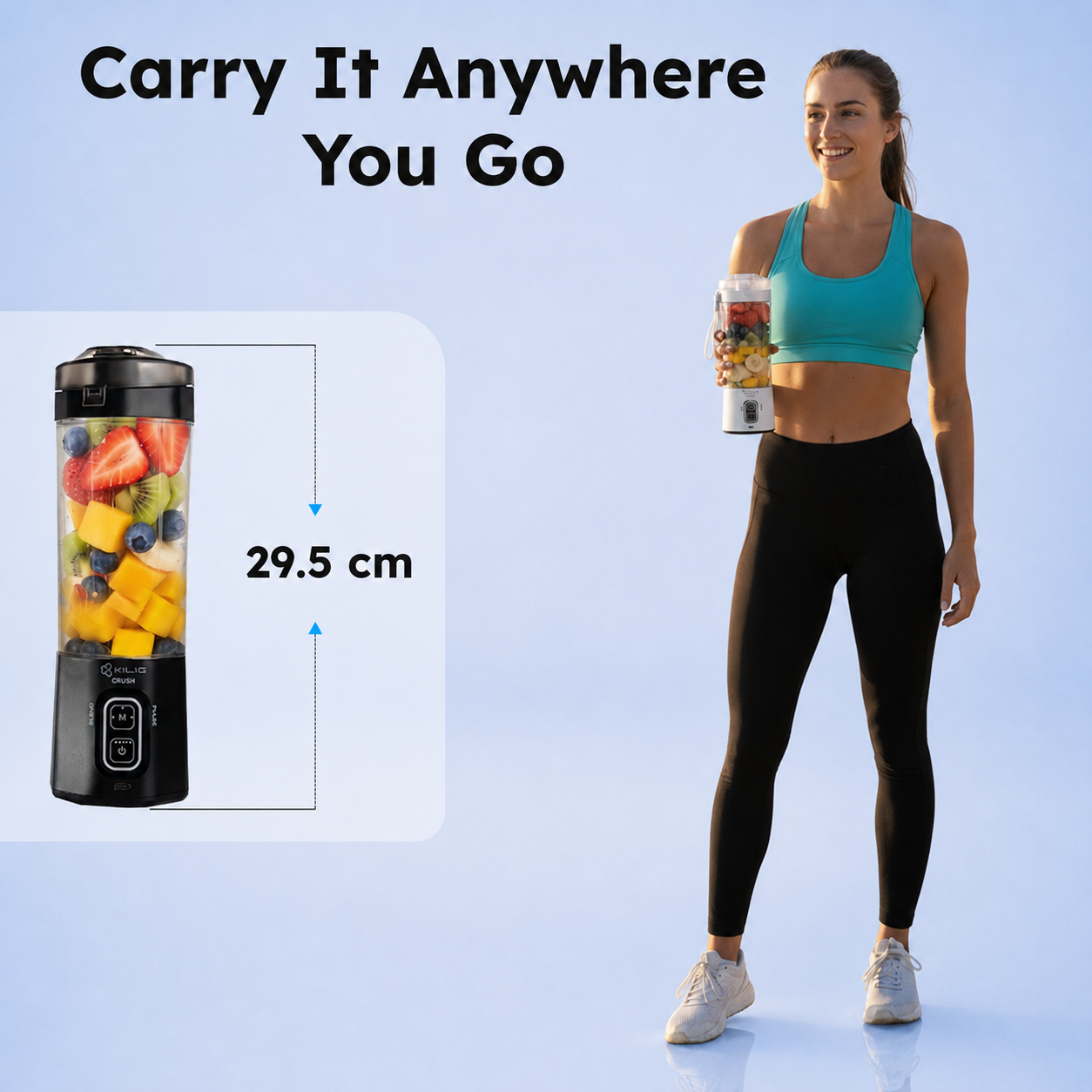 Vortex Next Portable Blender – Black