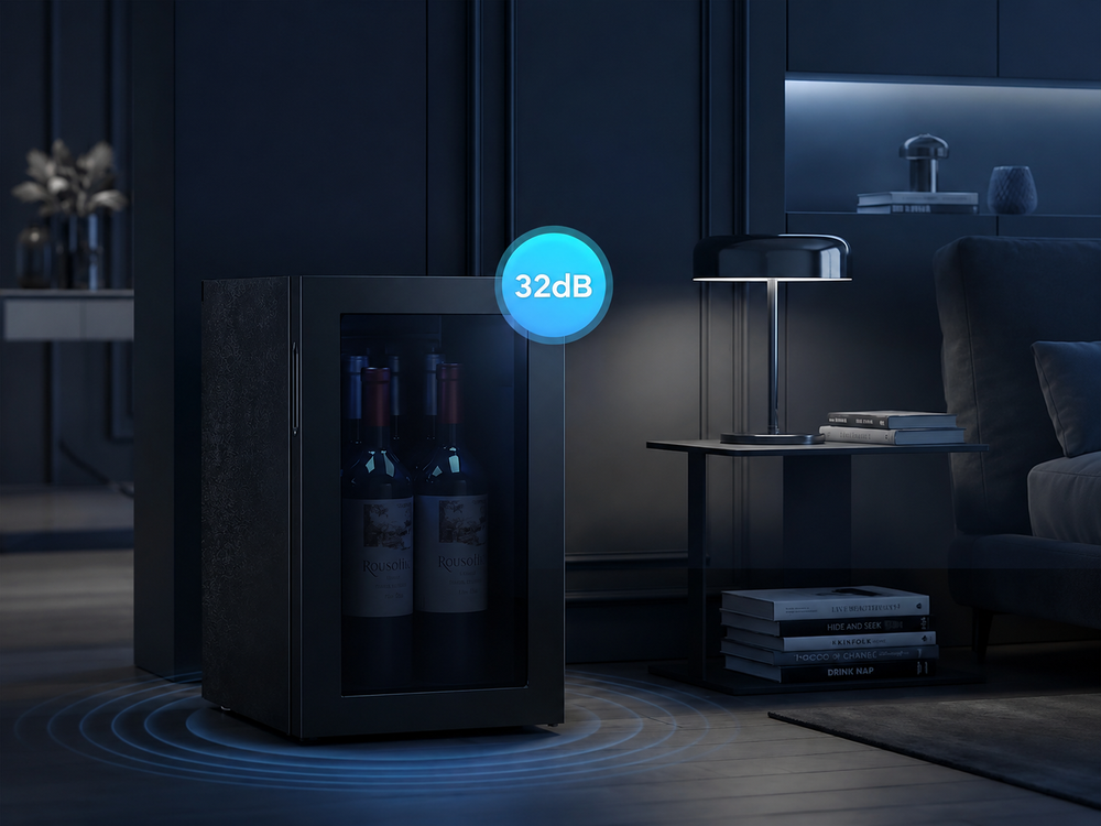 Energy-Efficient Cooling System — KILIG WC-18 Countertop Wine Cooler