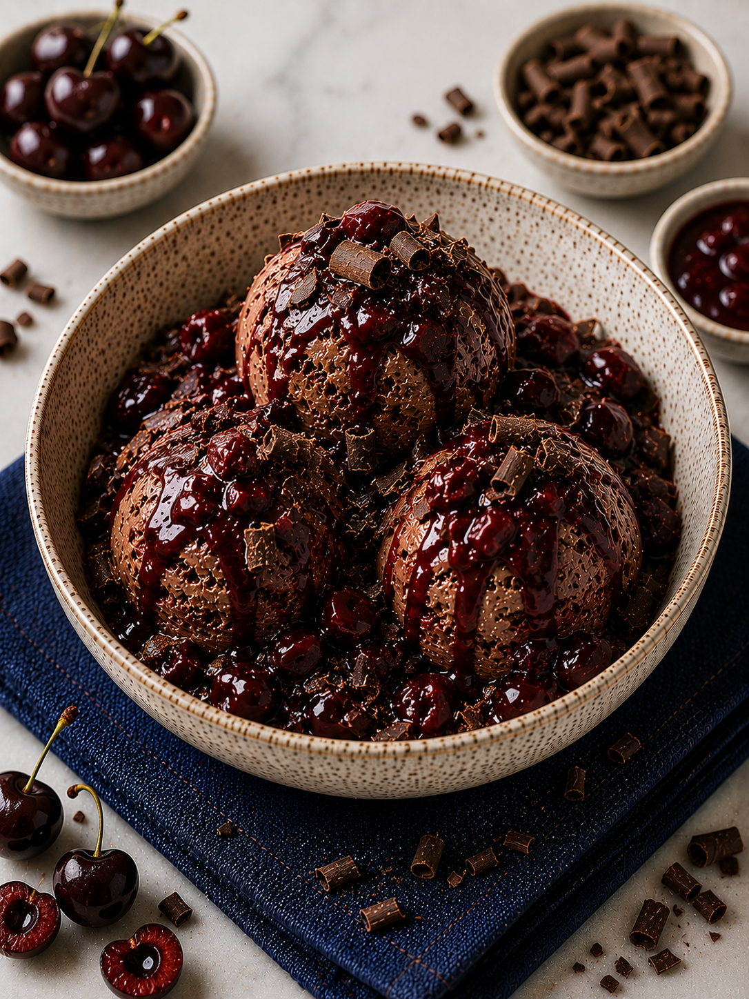 Chocolate Cherry Black Forest Gelato