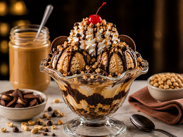 Chocolate Peanut Butter Sundae