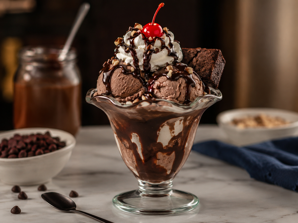 Classic Chocolate Fudge Sundae