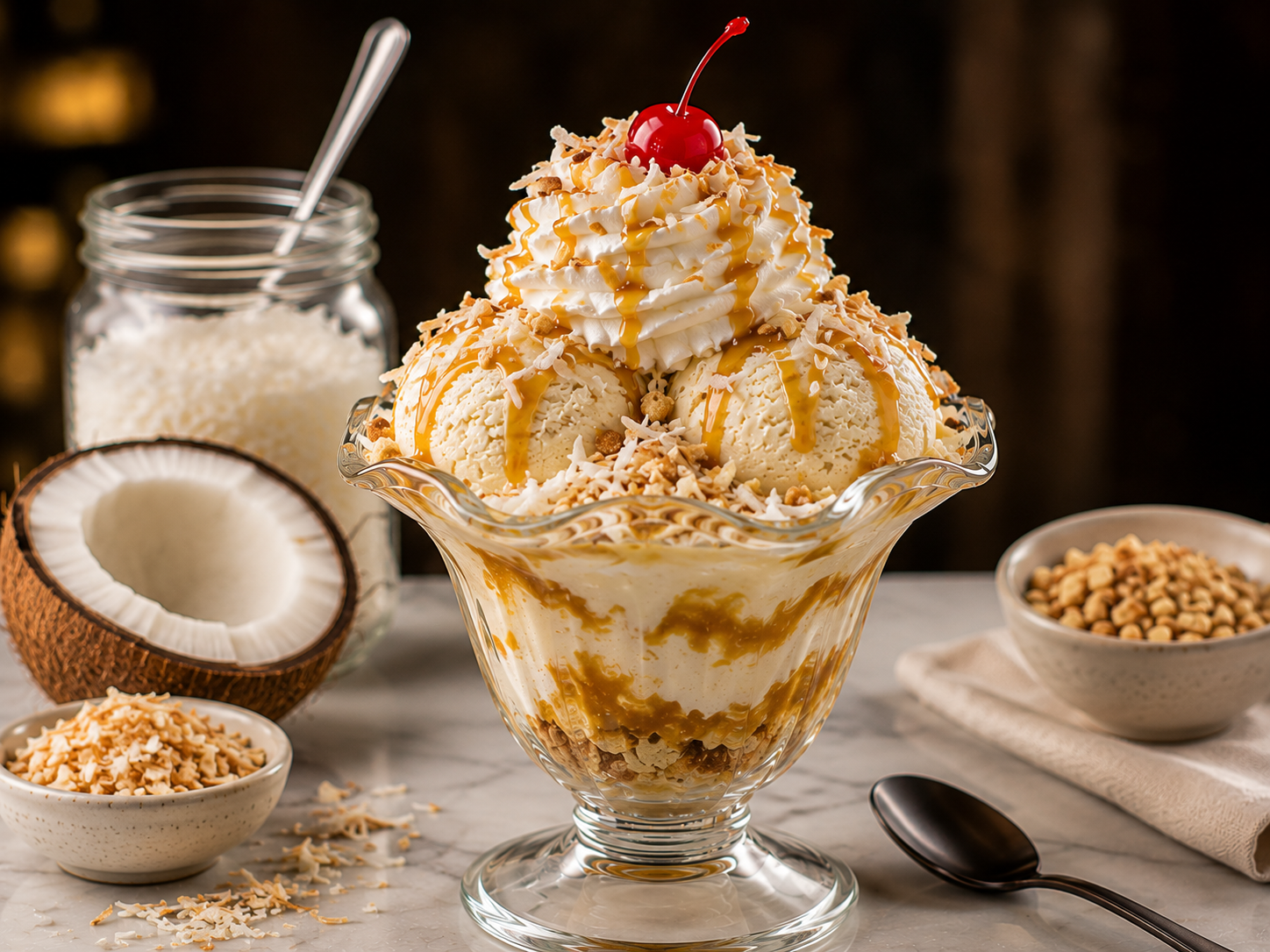 Coconut Paradise Sundae