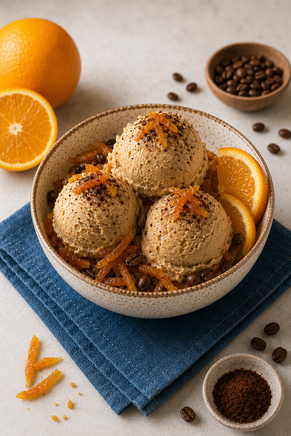 Coffee Orange Sorbet