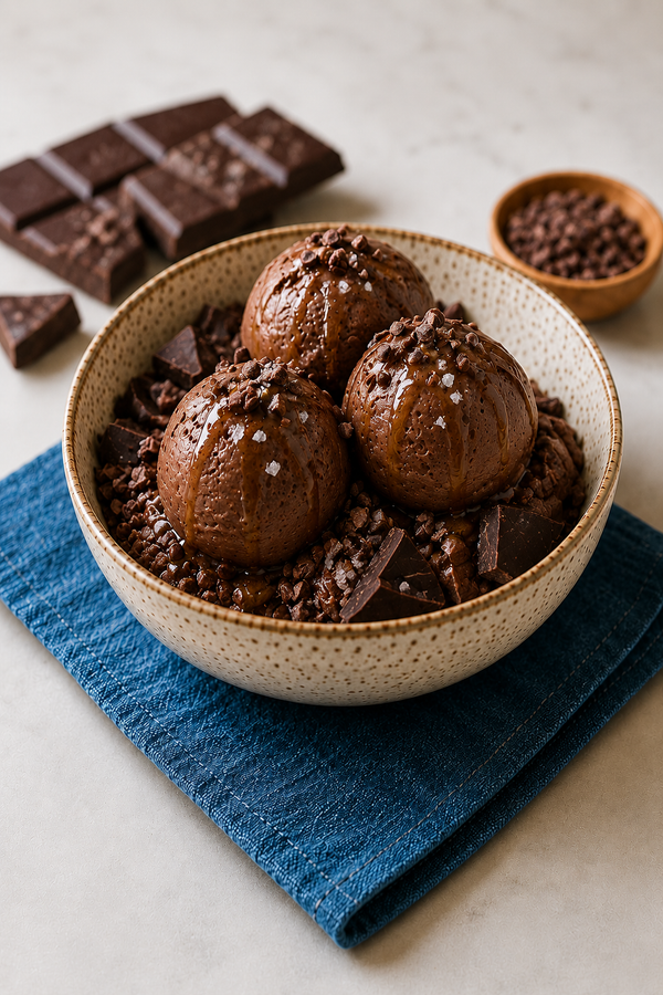 Dark Chocolate Olive Oil Gelato