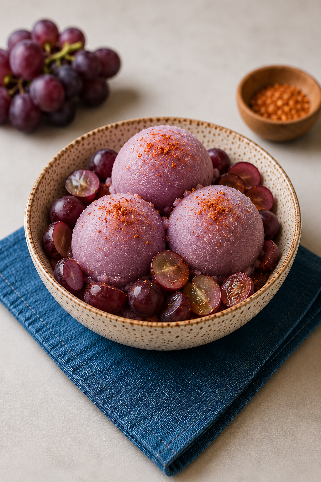 Grape Chilli Sorbet