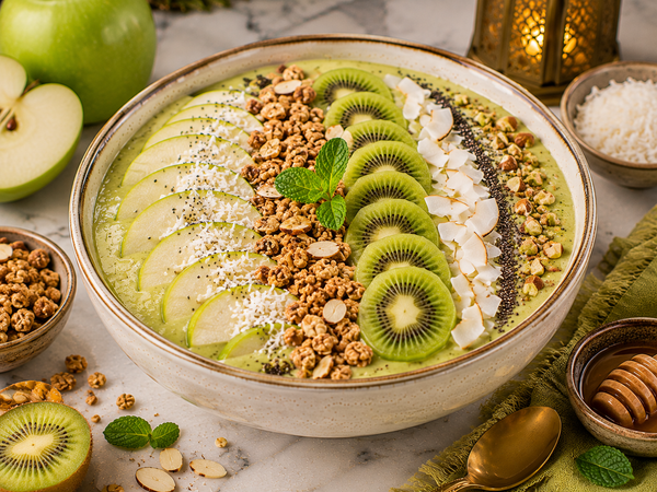 Green Apple Kiwi Smoothie Bowl