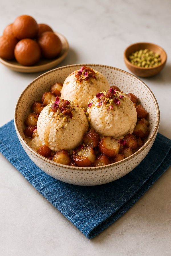 Gulab Jamun Ice Cream