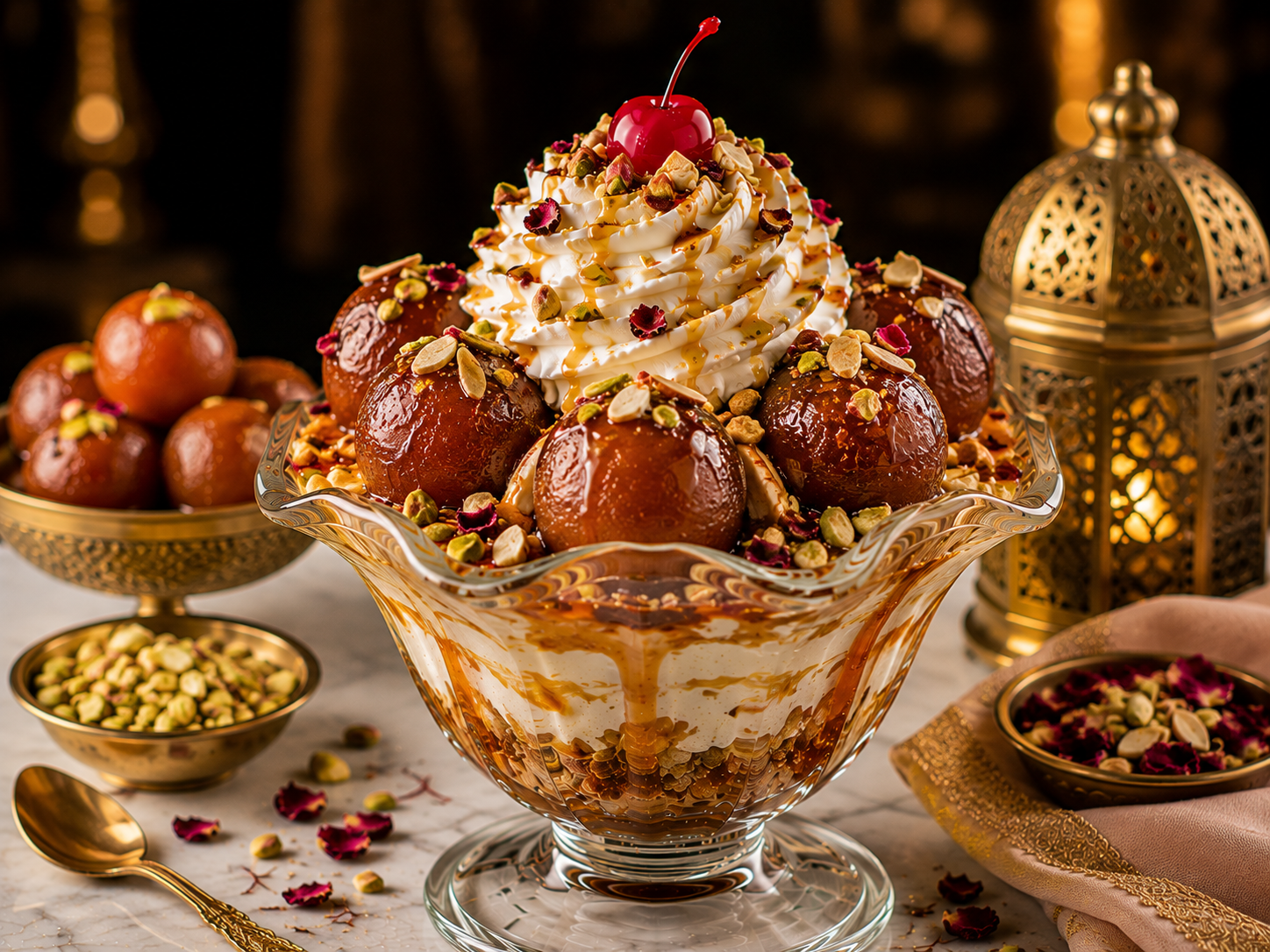 Gulab Jamun Royal Sundae