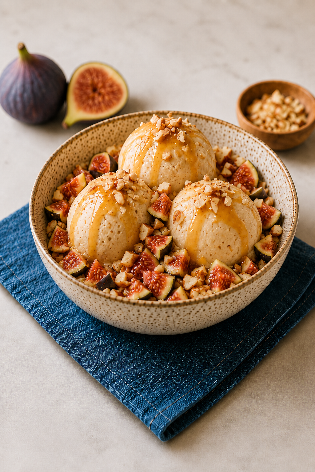 Honey Fig & Almond Gelato