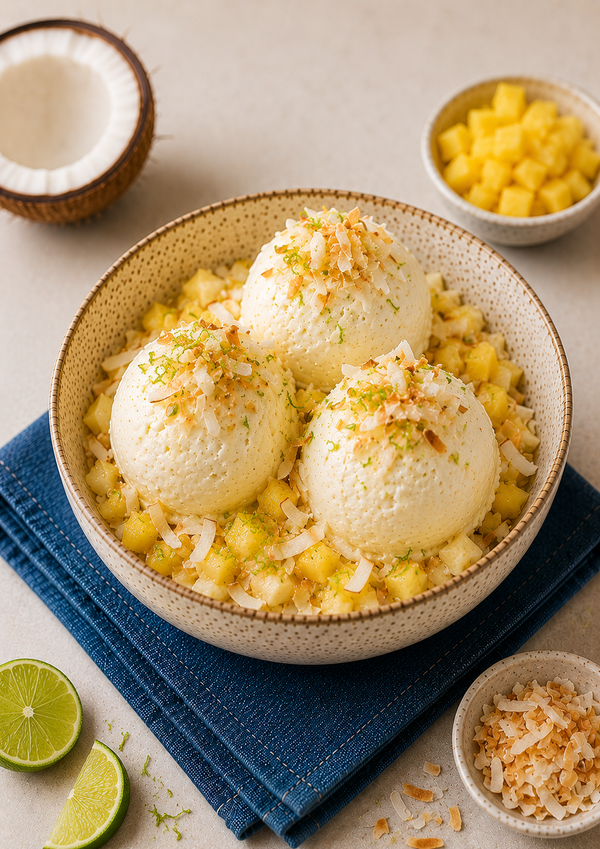 Pineapple Coconut Lime Cream