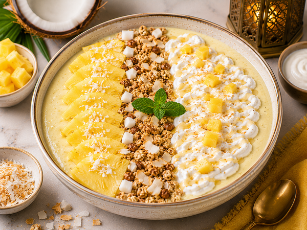 Pineapple Coconut Yogurt Cream