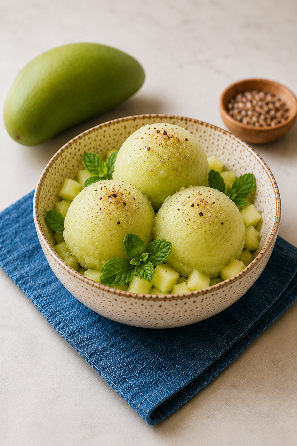 Raw Mango Black Salt Sorbet