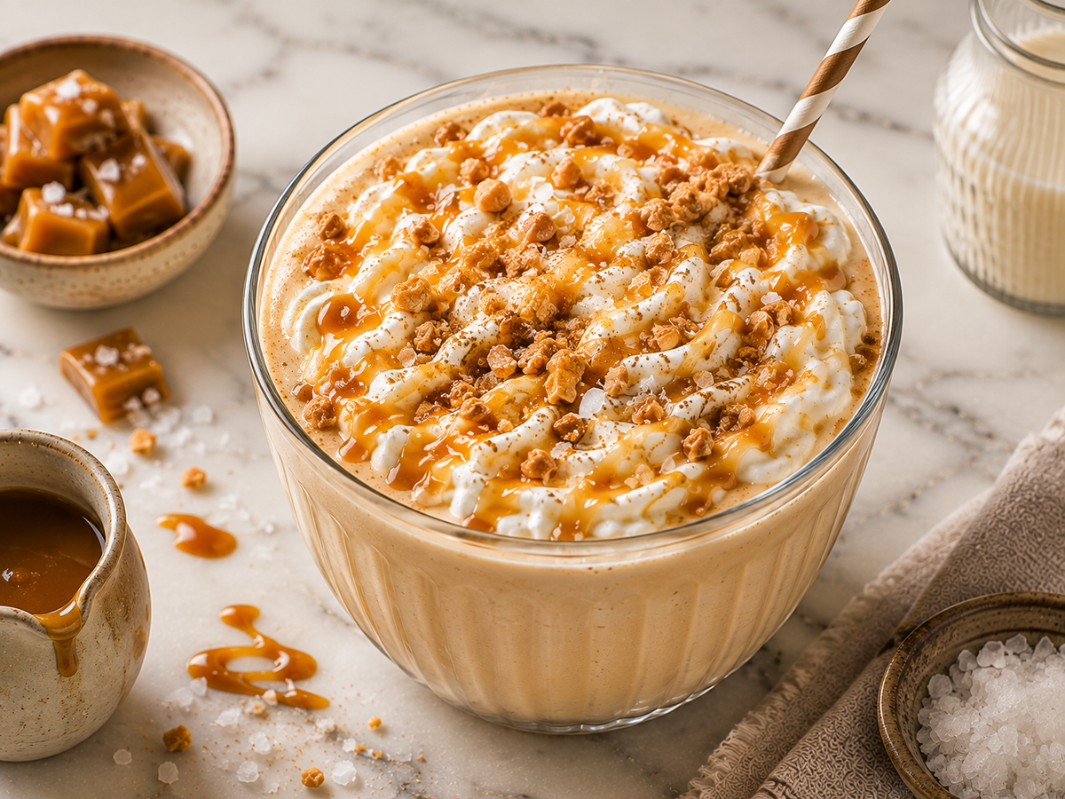 Salted Caramel Milkshake
