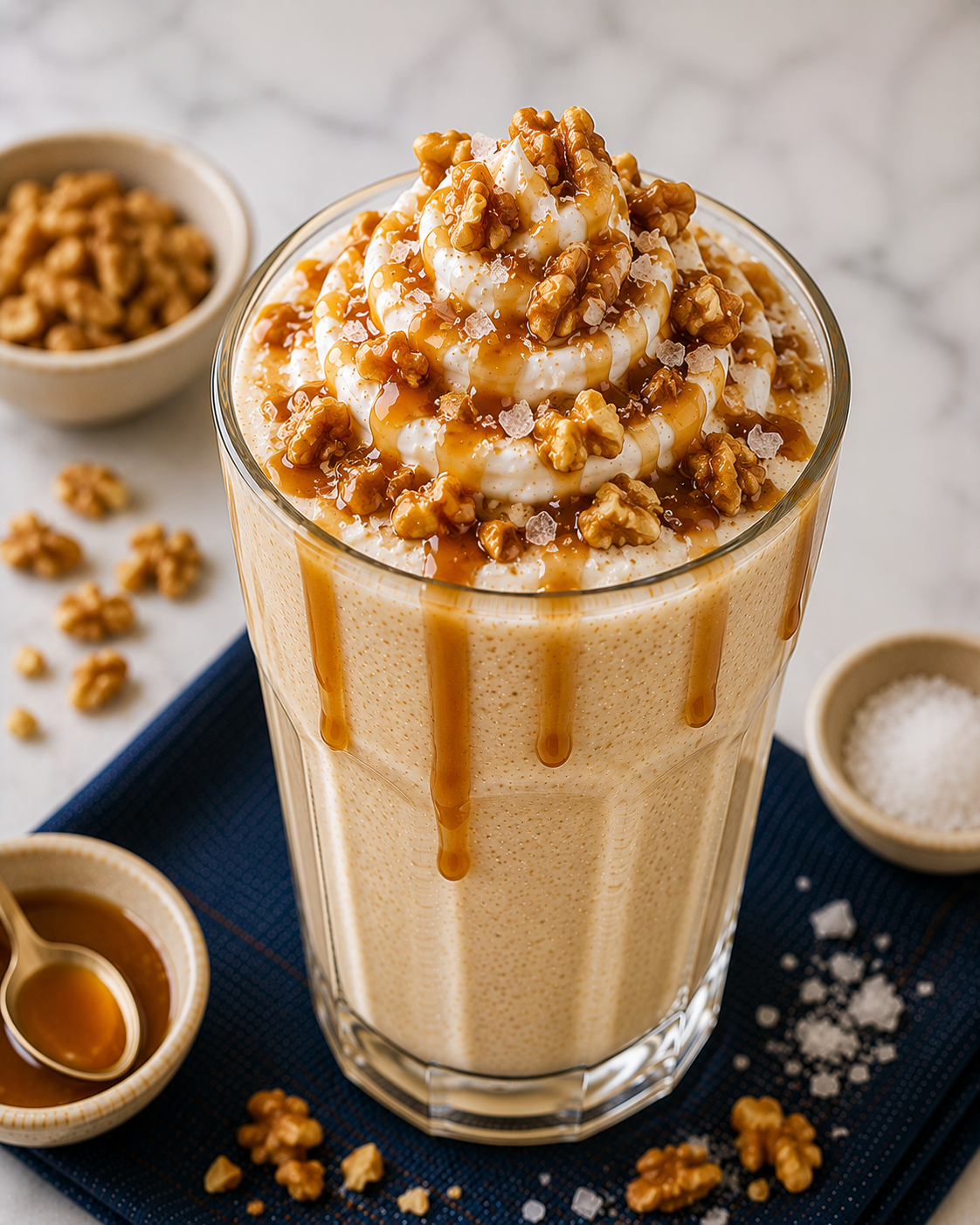 Salted Caramel Walnut Yogurt Crunch