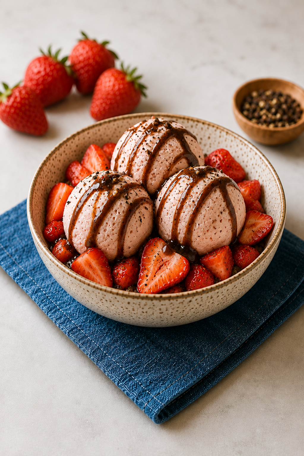 Strawberry Balsamic Cream