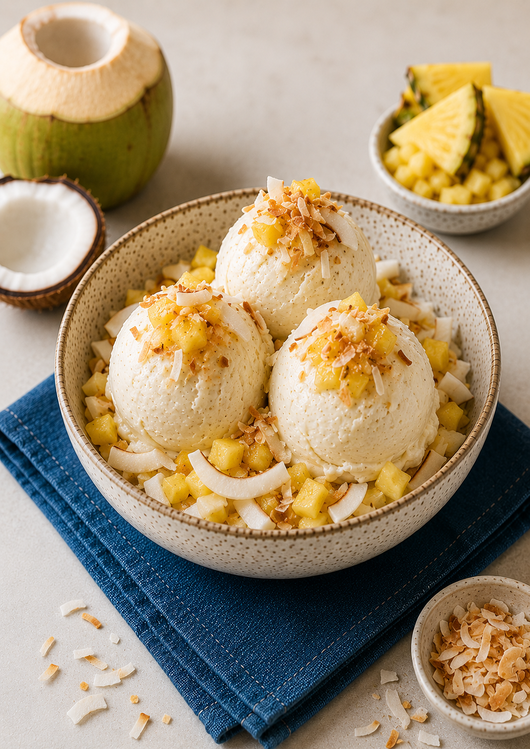 Tender Coconut & Pineapple Cream