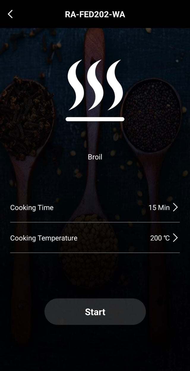 Recipe detail screen