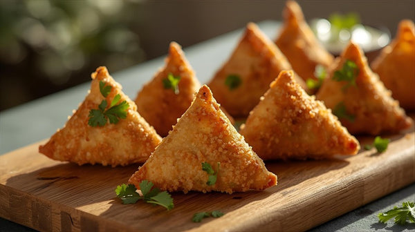Air-Fried Cocktail Samosas