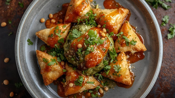 Air-Fried Samosa Chaat