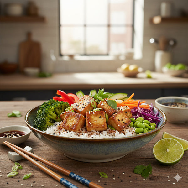 Asian Tofu & Veg Bowl