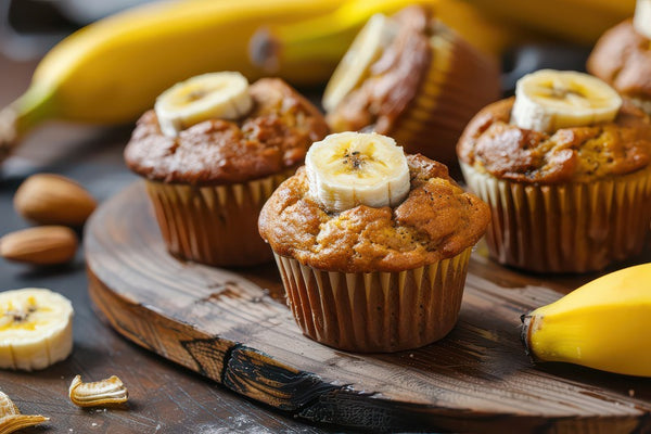 Banana & Oat Muffins