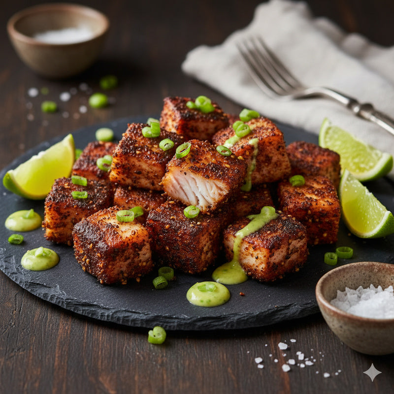 Blackened Red Snapper Bites